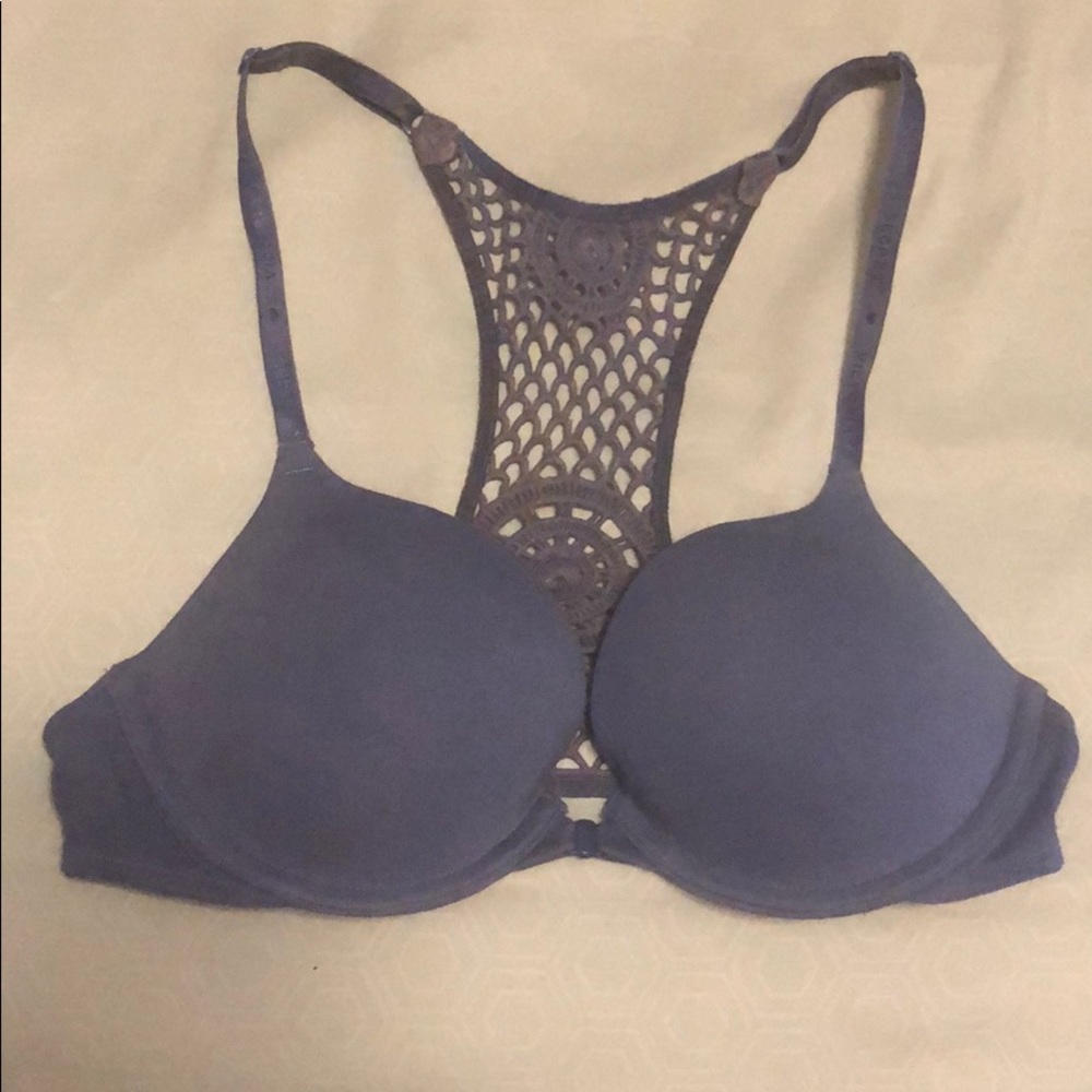 Victoria's Secret Front Clasp Push Up Bra 34C